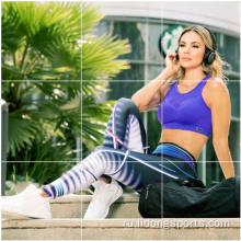 Пользовательские логотип йога брюки леггинсы для женщин фитнеса